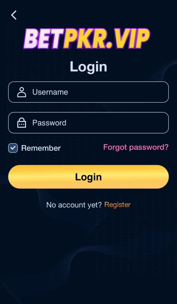 Betpkr login Guide