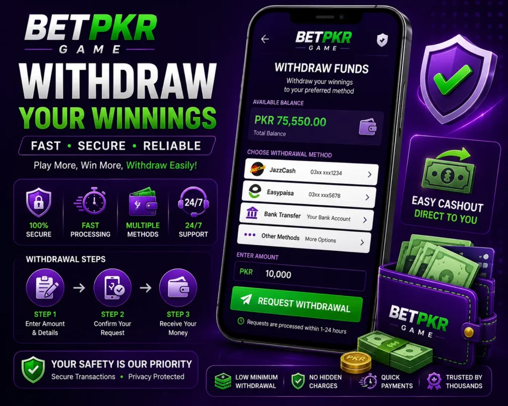 betpkr withdraw